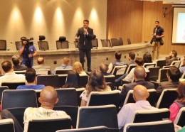 Secretário de Indústria e Comércio, Júnior Marreca realizou a abertura do evento e ressaltou a importância do empreendedorismo para a economia do MA.