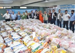 Seinc participou da segunda entrega de mantimentos da campanha SOS Enchentes – Indústria Solidária. Foto: Arthur Costa